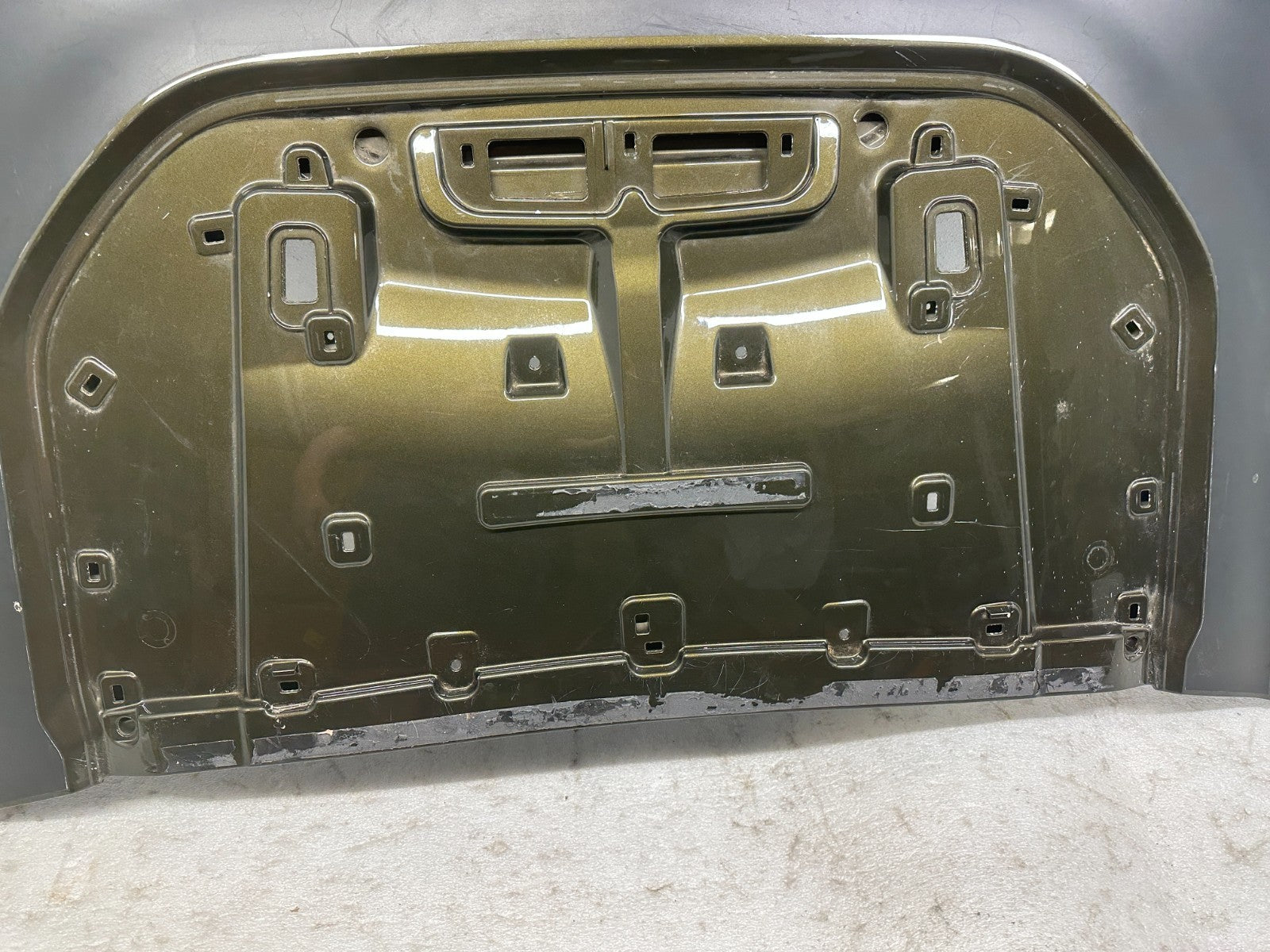 Bronco Raptor hood panel angle view