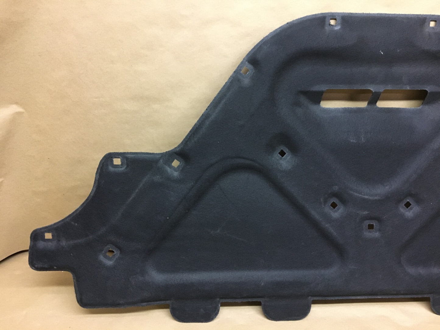 Porsche Macan hood insulation pad — surface condition