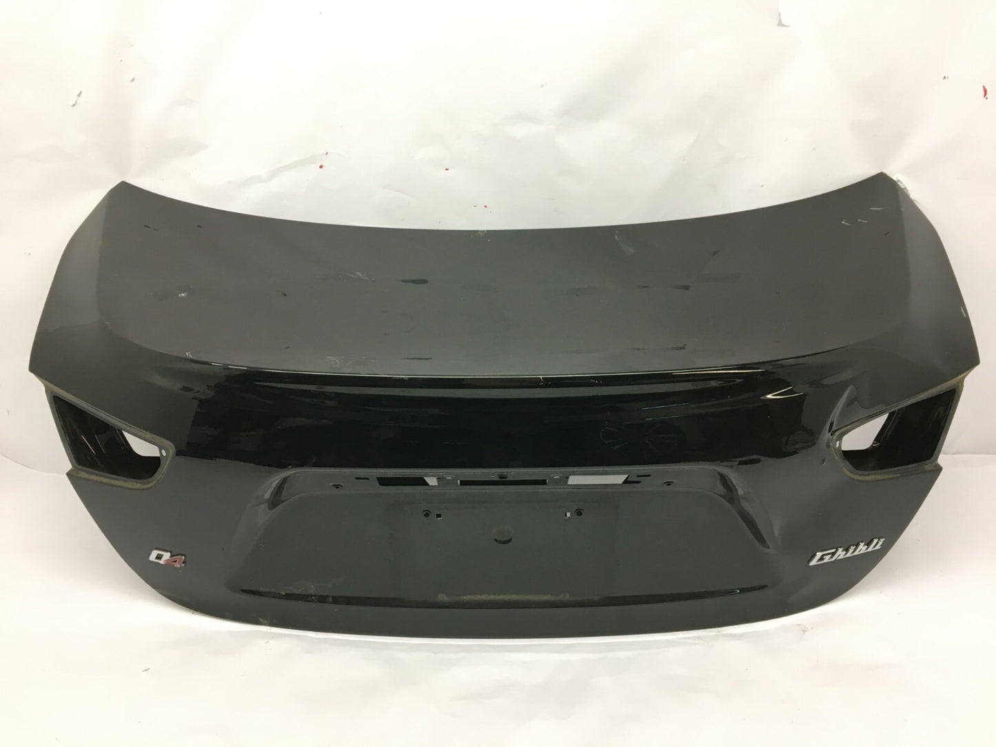 2014-2023 Maserati Ghibli trunk lid in black, full view