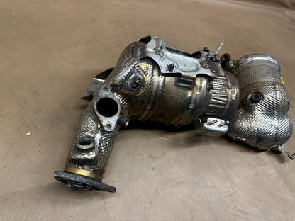GM diesel catalytic converter flange detail