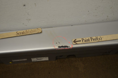 BMW F10 rocker panel molding — paint condition close-up