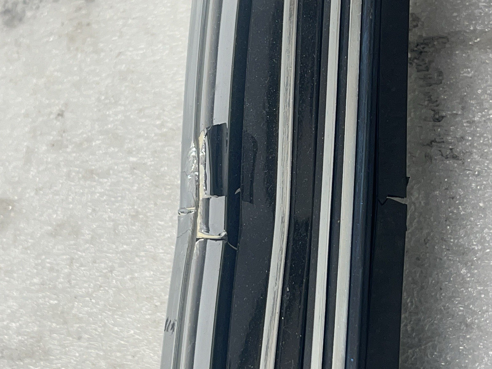 BMW i7 LED grille scuff and scratch detail