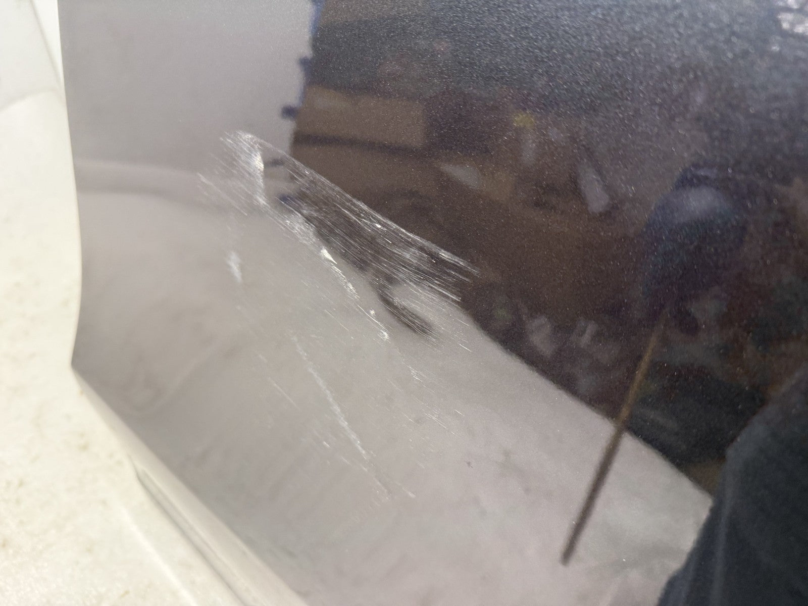Tesla Model Y rear door part number label