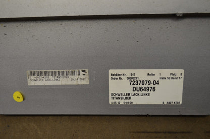 BMW F10 rocker panel molding — back side
