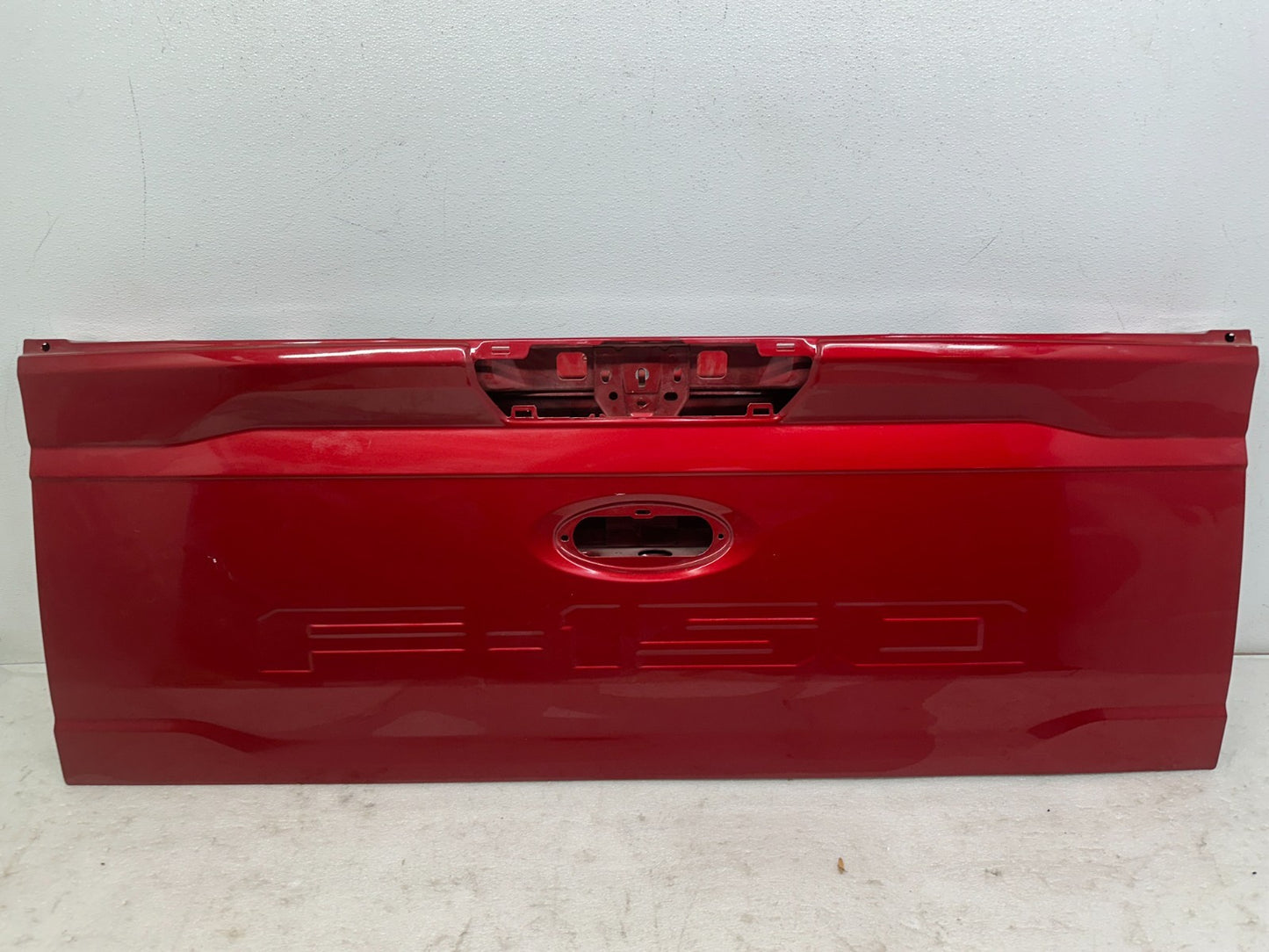 2021-2025 Ford F-150 tailgate in red, full exterior view