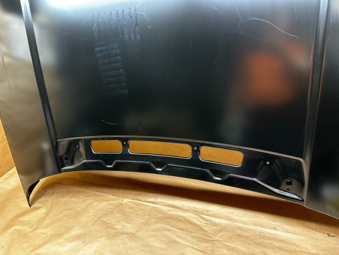 Range Rover hood panel underside