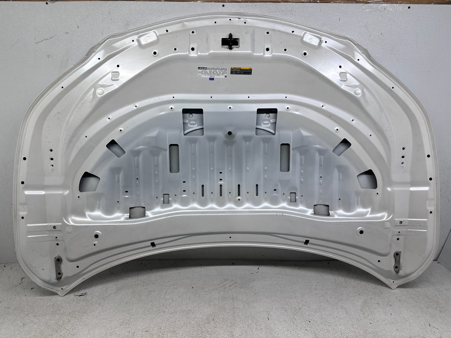 Lexus RX hood panel angle view