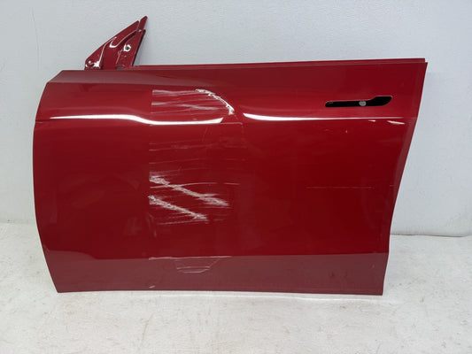 2020-2024 Tesla Model Y front left driver door in red, full view