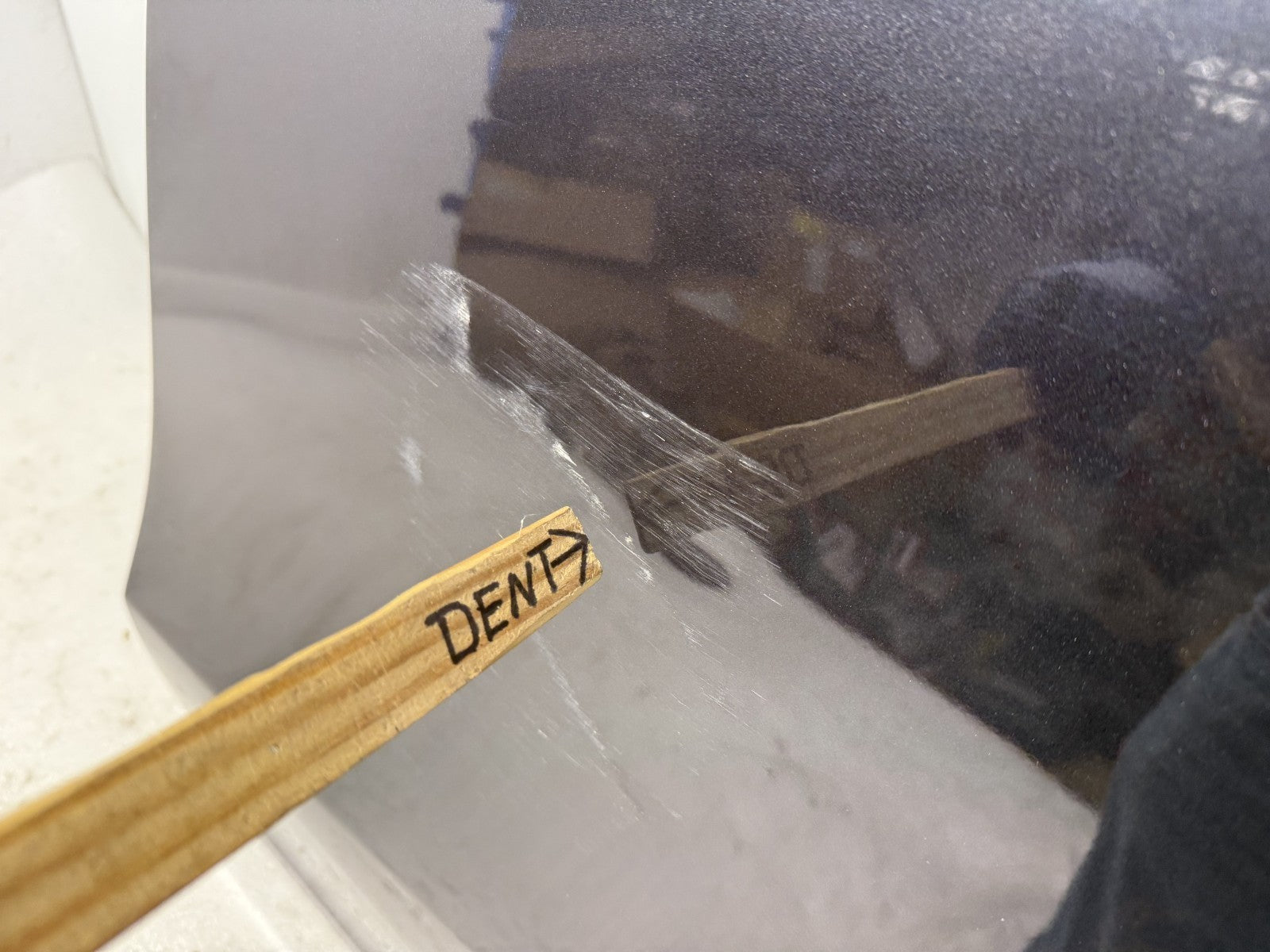 Tesla Model Y rear door edge detail