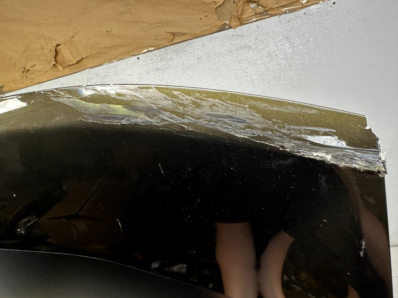 Bronco Raptor hood panel edge detail