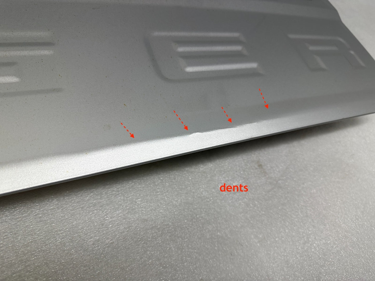 Ford Ranger tailgate part number label