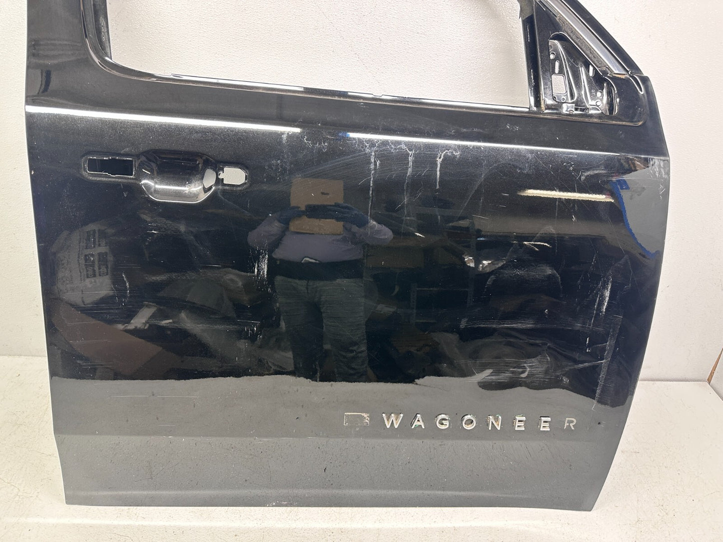 Grand Wagoneer front door scratch and dent detail