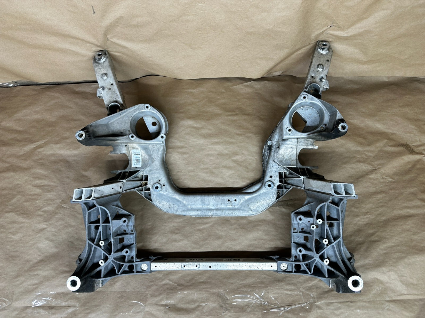 2010-2019 BMW F10 xDrive front suspension crossmember subframe full view