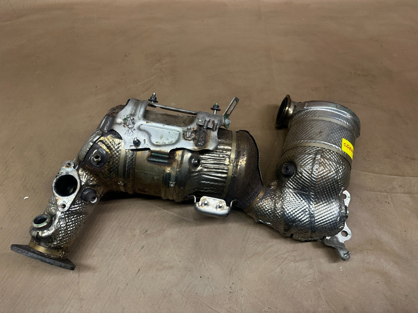 GM diesel catalytic converter angle view