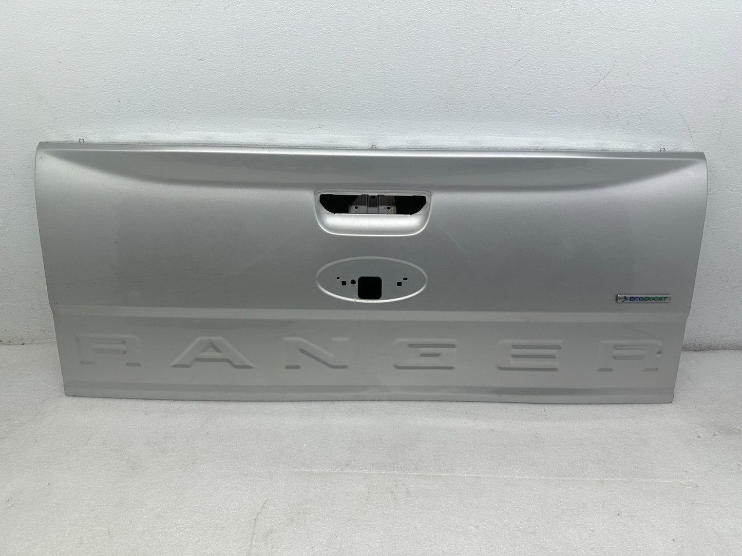 2019-2023 Ford Ranger XL XLT tailgate shell in silver, full exterior view
