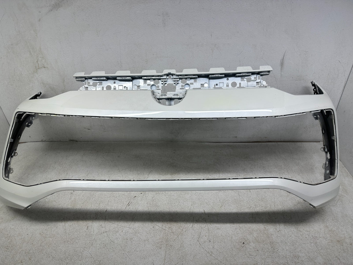 2025-2027 Volkswagen Tiguan OEM front bumper cover in white — front view