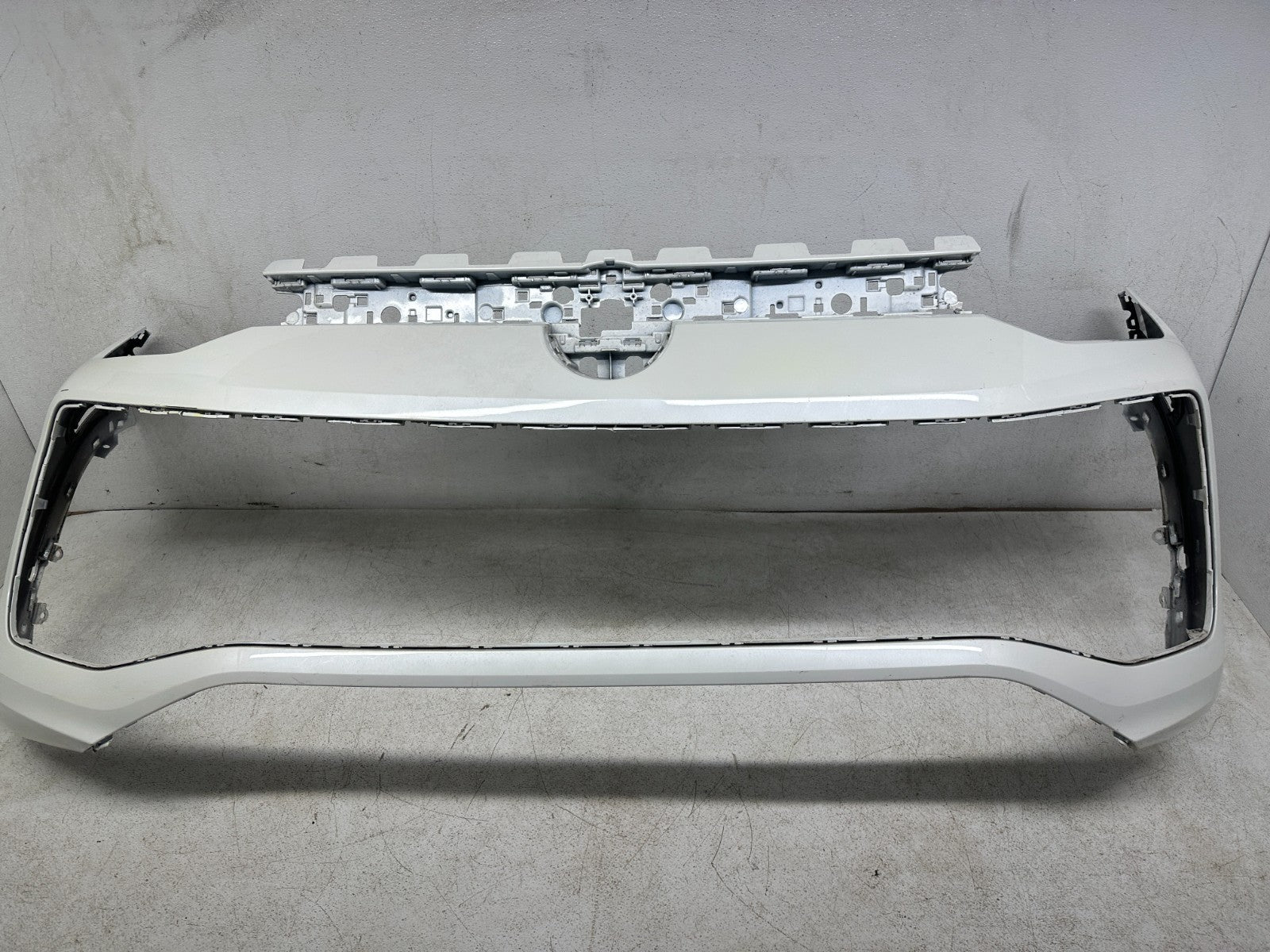 2025-2027 Volkswagen Tiguan OEM front bumper cover in white — front view
